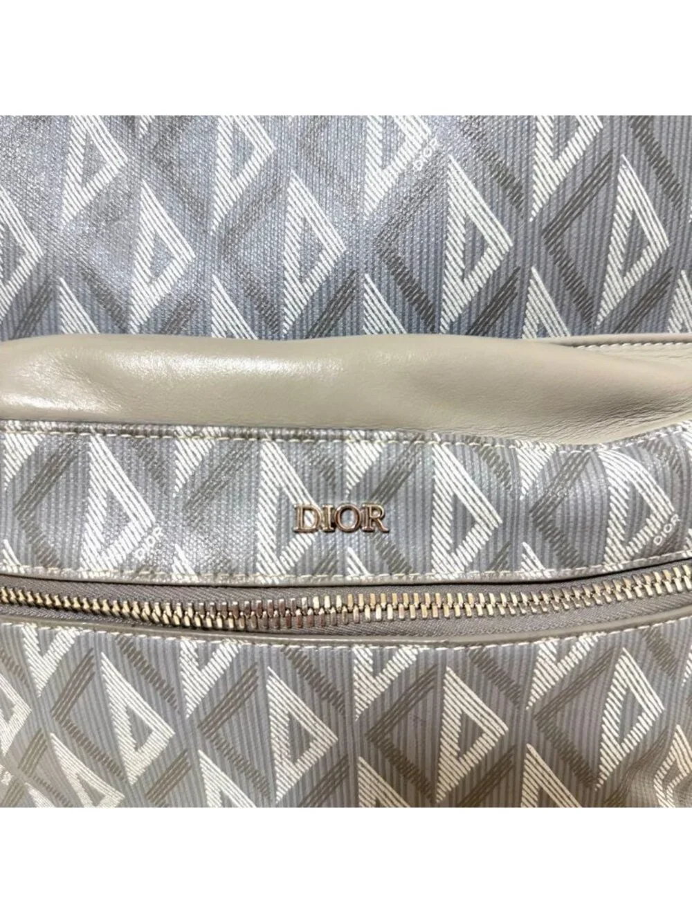 Dior Backpack CD Diamond Gray